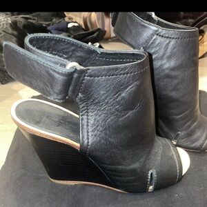 Rag and bone open toe wedge